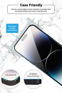 3 gói 9H HD rõ ràng điện thoại di động máy ảnh ống kính bảo vệ cho iPhone 15 16 17 Pro Max bảo vệ màn hình với Dễ dàng cài đặt khung - Product Image 3