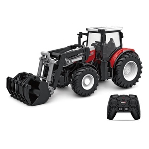HW yüksek kaliteli 6 kanal 2.4G uzaktan kumanda 1:24 rc iş makinesi model çiftlik kamyonu uzaktan buldozer çocuklar için - Product Image 2