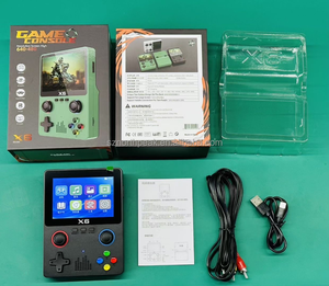 X6 3,5 дюймов портативные 10000 игры ретро устройства игровая портативная консоль Pad Портативный геймпад пк поддержка подключения джойстика - Product Image 6