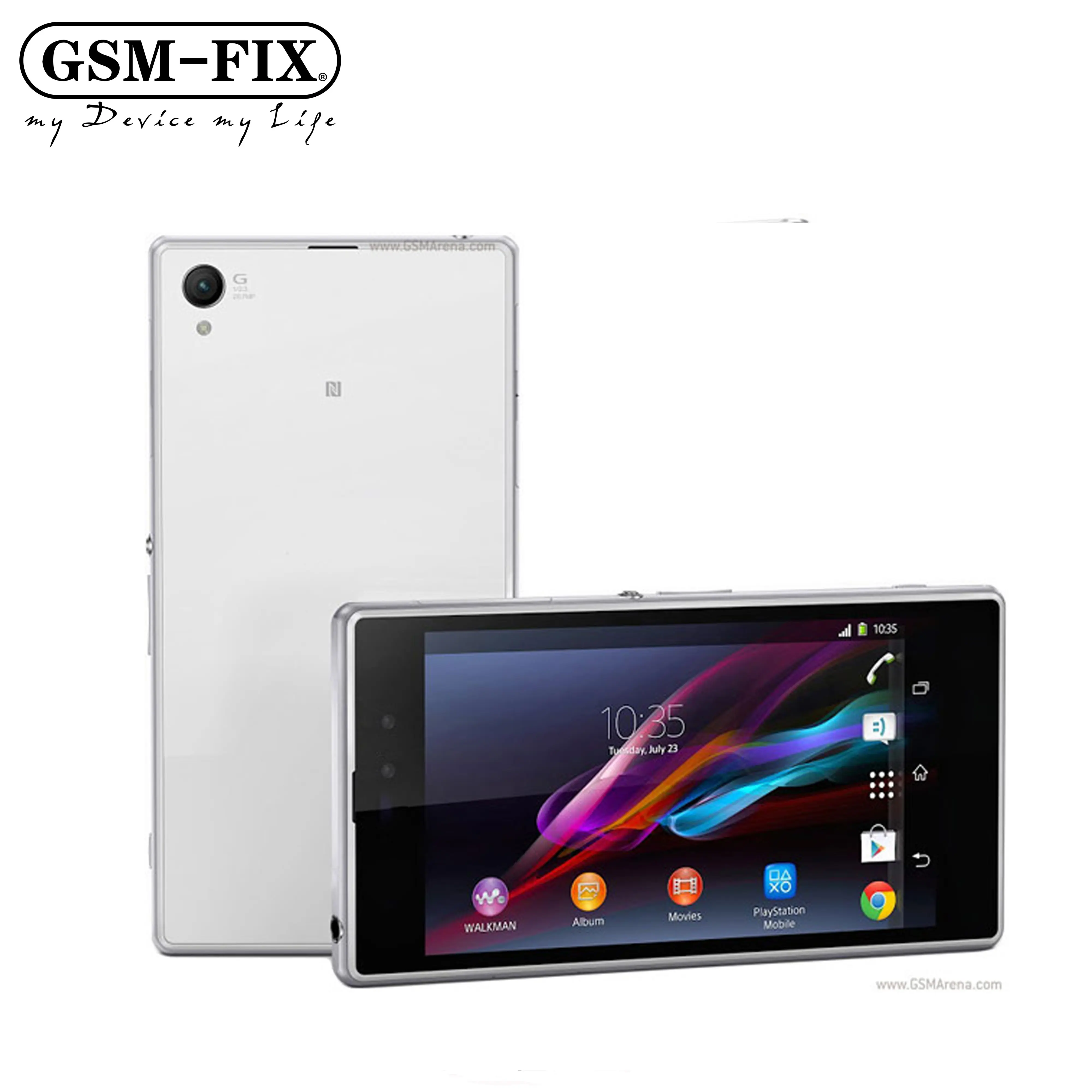 GSM-FIX для Sony Xperia Z1 L39H C6903 GSM 4G Android Quad-Core 2GB RAM 16GB Storage 5,0 "сенсорный экран 20MP 1080P WIFI Mobile Phon