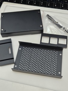 Hot <strong>Raspberry</strong> <strong>Pi</strong> 4 Aluminum <strong>Case</strong> Black Shell Silver Box Metal Enclosure for RPI 4 Model B - Product Image 6