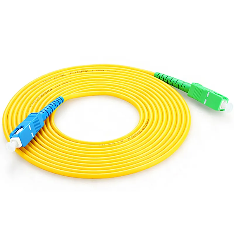Cable de puente de fibra óptica SC simplex, Cable de parche de 10M