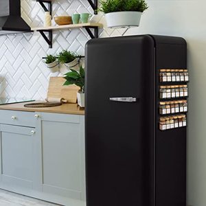 磁気スパイスジャーオーガナイザー省スペース棚は強力な磁石で最大24個のジャーを保持冷蔵庫用スパイスラックオーガナイザー - Product Image 4