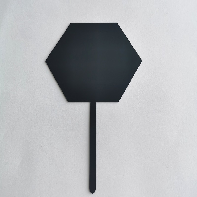 Black hexagon