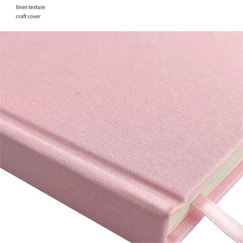 Zeecan 2024 desain baru Bview Art Linen jurnal kustom sampul keras notebook kustom A5 perlengkapan pabrik buku harian mewah jurnal bagus