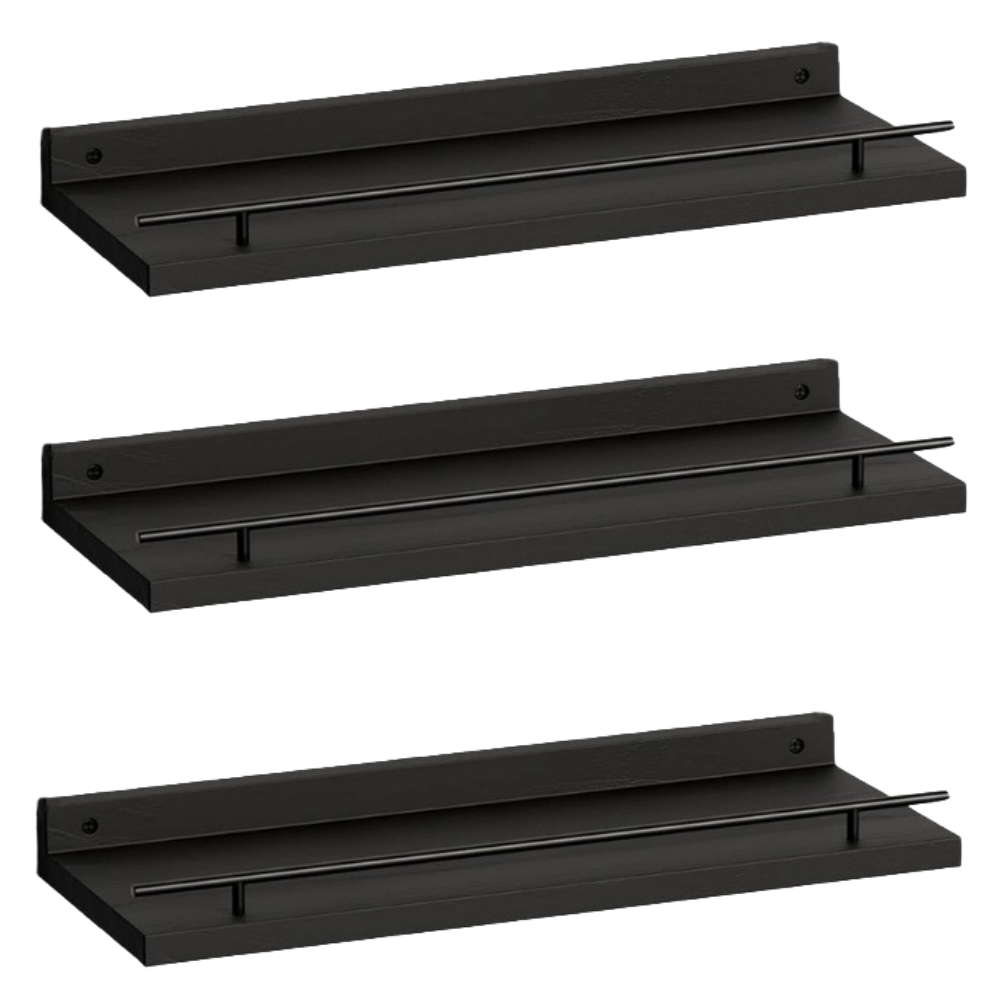 Bois noir + Métal noir