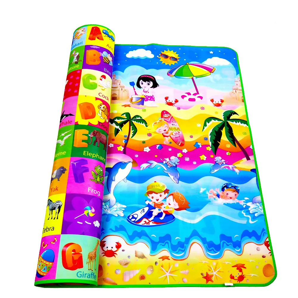 Atacado Custom design espuma esteira engrossada queda do bebê crianças jogo rastejando tapete quarto chão sala de estar casa para o bebê play mat