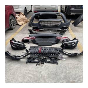 适用于梅赛德斯奔驰e级e200 e300 w213旧车型到新e63前后保险杠迈巴赫环绕前大灯尾部l - Product Image 1