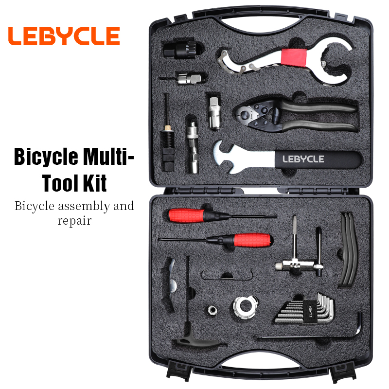 Kit multi-outils vélo noir