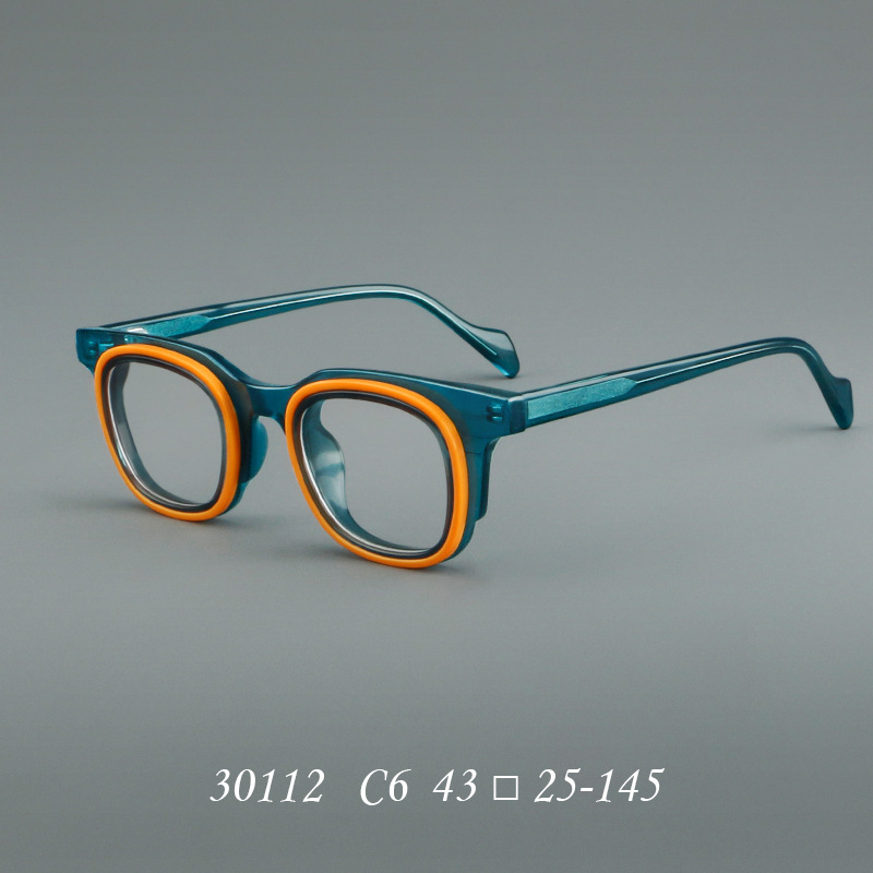 C6 transparent bleu et vert