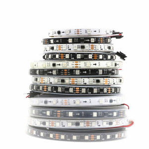 WS2811 RGB адресуемые светодиодные полосы света 5050 SMD 30 60 светодиодов один IC контроллер яркий нормальный DC12V 24V - Product Image 4