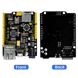 Arduino projeleri için Keyestudio ATMEGA328 mikrodenetleyici W5500 Ethernet geliştirme kurulu (POE olmadan) geliştirme kurulu