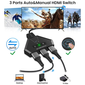 ケーブル付き高品質3x1HDM1スイッチ4K30HzフルHDHDR 103入力1出力HDM1スイッチャー3x1for Computer PCS HDTVPS5 - Product Image 4