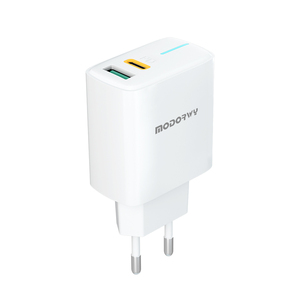 MODORWY 20W高速出力USB-C PD対応壁充電器QC3.0機能複数デバイス用アメリカタイプ5V/3A - Product Image 1