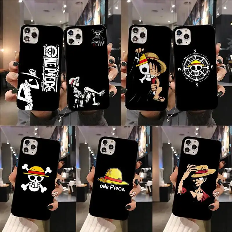 Wholesale One Piece Cartoon TPU Cover Anime Phone Cases For iPhone 14 13 12 11 Pro Max X XS XR 7 8Plus