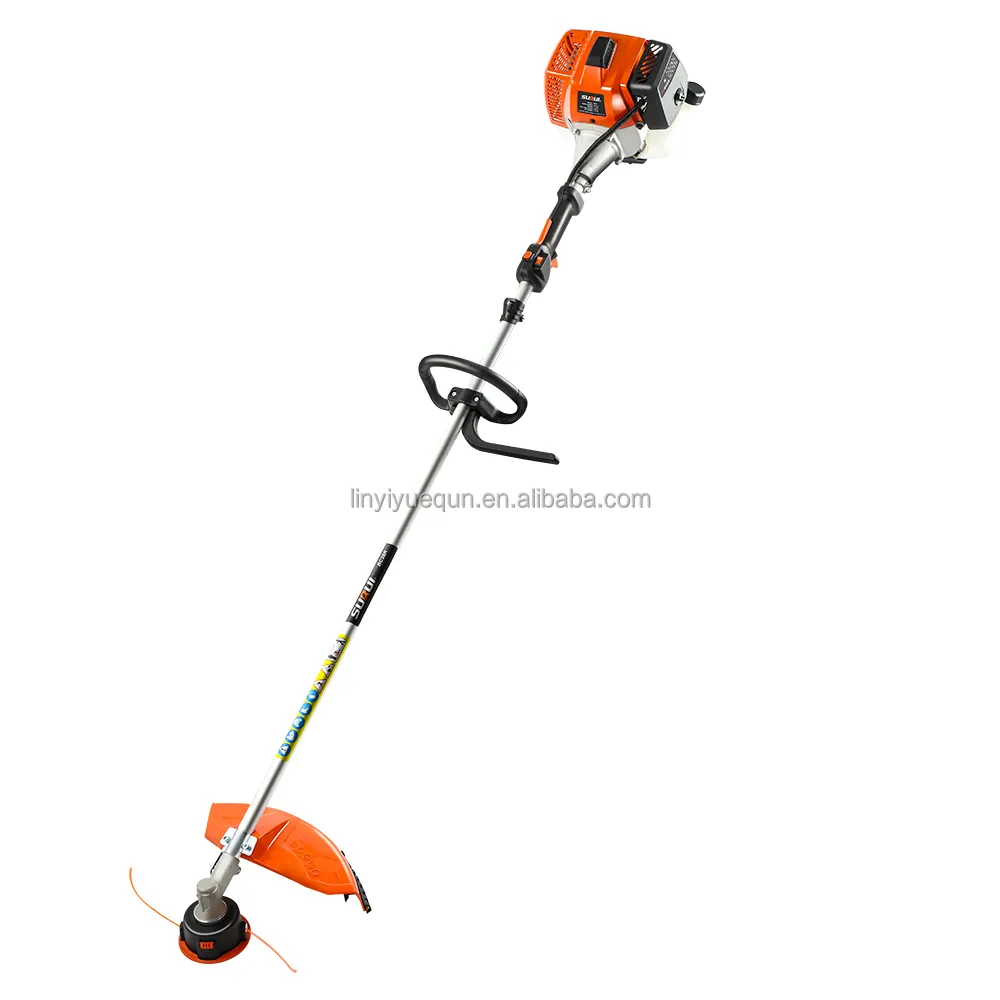 Erba decespugliatore 26cc benzina erba decespugliatore a mano Push Grass Cutter a due ruote macchina 26cc