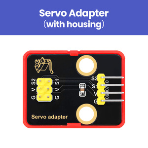 Keyes tudio STEM Programmier-Servo adapter modul mit Gehäuse Kompatibel mit Bausteinen
