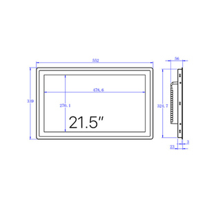 IP65タッチスクリーン組み込みコンピュータタブレット10.4から23.6インチIntelプロセッサ付きWindows11およびAndroidに対応 - Product Image 3