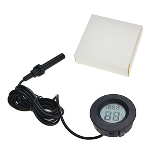 Termohigrómetro integrado redondo Digital para el hogar FY22 termómetros higrómetro con Sensor de cable de humedad y temperatura - Product Image 4