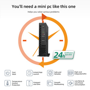 Fabrika doğrudan ucuz küçük masaüstü bilgisayar Intel Core i3 i5 i7 çift çekirdekli Ubuntu Linux Win7 Mini PC ev ofis iş için - Product Image 5
