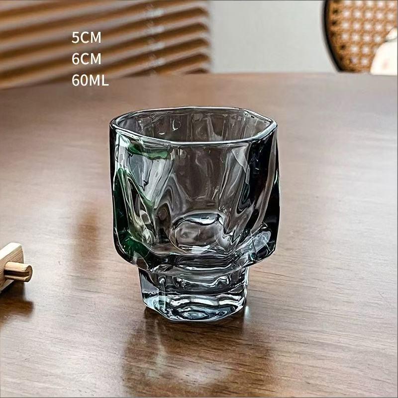 Grey Pattern Mini Shot Cup