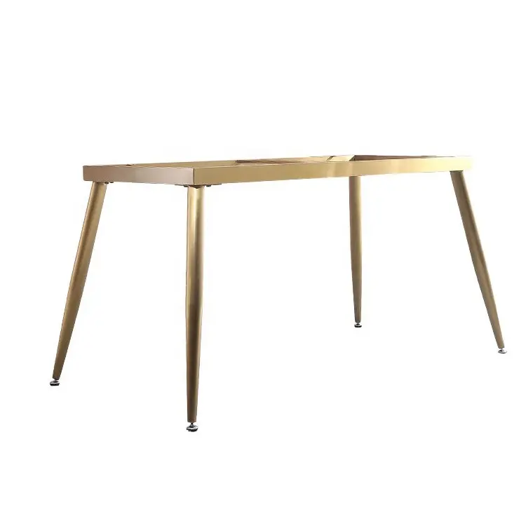 Quadros de mesa para móveis, quadros de mesa de aço inoxidável para pés de bronze e metal pernas de mesa