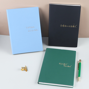 TTX-Cuaderno de negocios de diseño simple, cuaderno con logotipo de bronce, planificador personalizado de cuero suave, impresión de papel - Product Image 2
