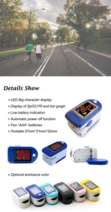 CONTEC Giá Thấp Oximeter CMS50DL Finger <span class=keywords><strong>Oximetry</strong></span> Blood Oxygen Giá Trị Spo2 <span class=keywords><strong>Pulse</strong></span> Rate Monitor - Product Image 4