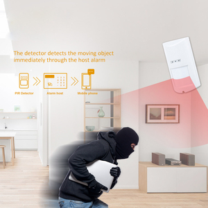 Home Alarm Wireless Pir MW Motion Detector With Pet Immune and Anti-tamper <strong>Function</strong> Wide Angle <strong>Detection</strong> for Security protection - Product Image 2
