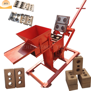 Small <strong>Manual</strong> <strong>Interlocking</strong> Fire <strong>Soil</strong> Clay Brick Paving <strong>Block</strong> Maker Hollow Earth Mud Red Clay Brick Making Moulding <strong>Machine</strong> - Product Image 1