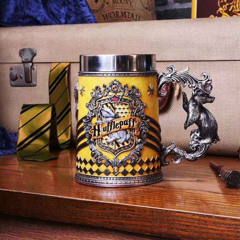 Harry potter 2nd edition beer mug-yellow mouse design-600ml