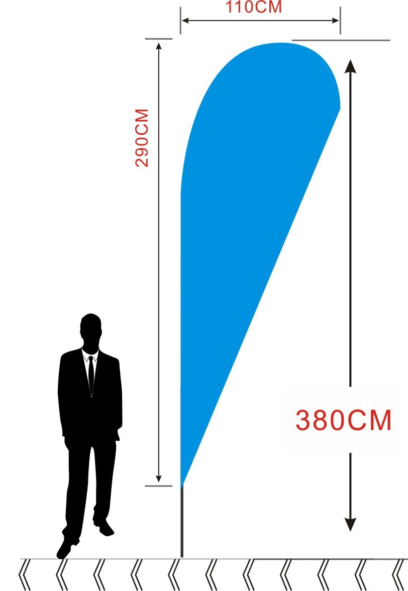 Lágrima de 4,5 m