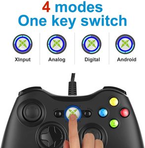 จอยเกมแพด USB แบบมีสาย360ตัวควบคุมเกมสำหรับพีซี/Xbox360/บาง - Product Image 5