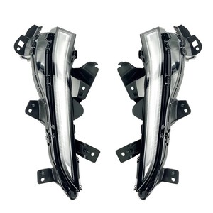 רכב led תאורת יום drl פנס ערפל קדמי עבור פיג'ו 508 508L 2008
