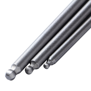 5PC Ball BitドリルビットS2鋼ドライバードリルビット六角シャンク球状磁性1/4 "電動ドライバーセット - Product Image 5