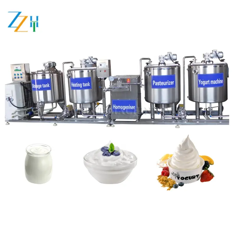 Planta de procesamiento de Yogurt pequeño de alto rendimiento, línea de producción de Yogurt, máquina de fabricación doméstica