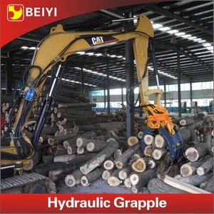 Beiyi เครื่องขุดไม้ไฮดรอลิกอเนกประสงค์สำหรับใช้ในการก่อสร้างด้วยไม้ C3t 5T 8T 12T 20T 30T - Product Image 5