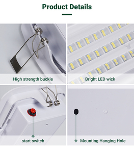 LED火災緊急出口ライトバッテリーバックアップ付きバルクヘッド緊急ライト3時間 - Product Image 2