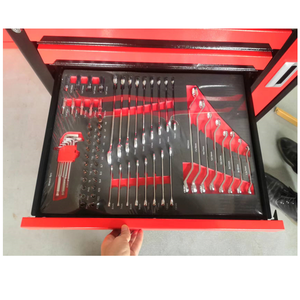 Caja de metal con banco de trabajo Cerradura de llave Caja de herramientas - Product Image 1