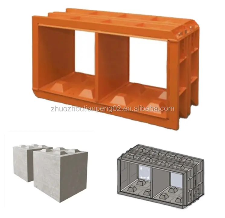 China supply Can be customized interlock precast concrete wall mould