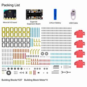 Yahboom Microbit V2/V1.5 на основе программируемых научно-технических игрушек набор подмышек - Product Image 5