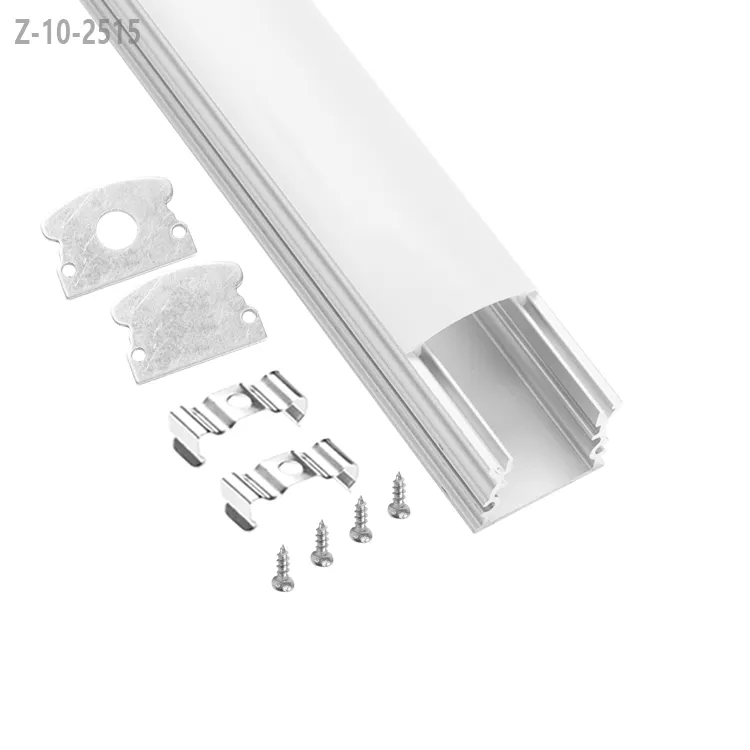 Carcasa colgante de aluminio para tira de luces led, perfil de luz led de 15mm x 11mm, 100mm de ancho y 25mm de conexión directa