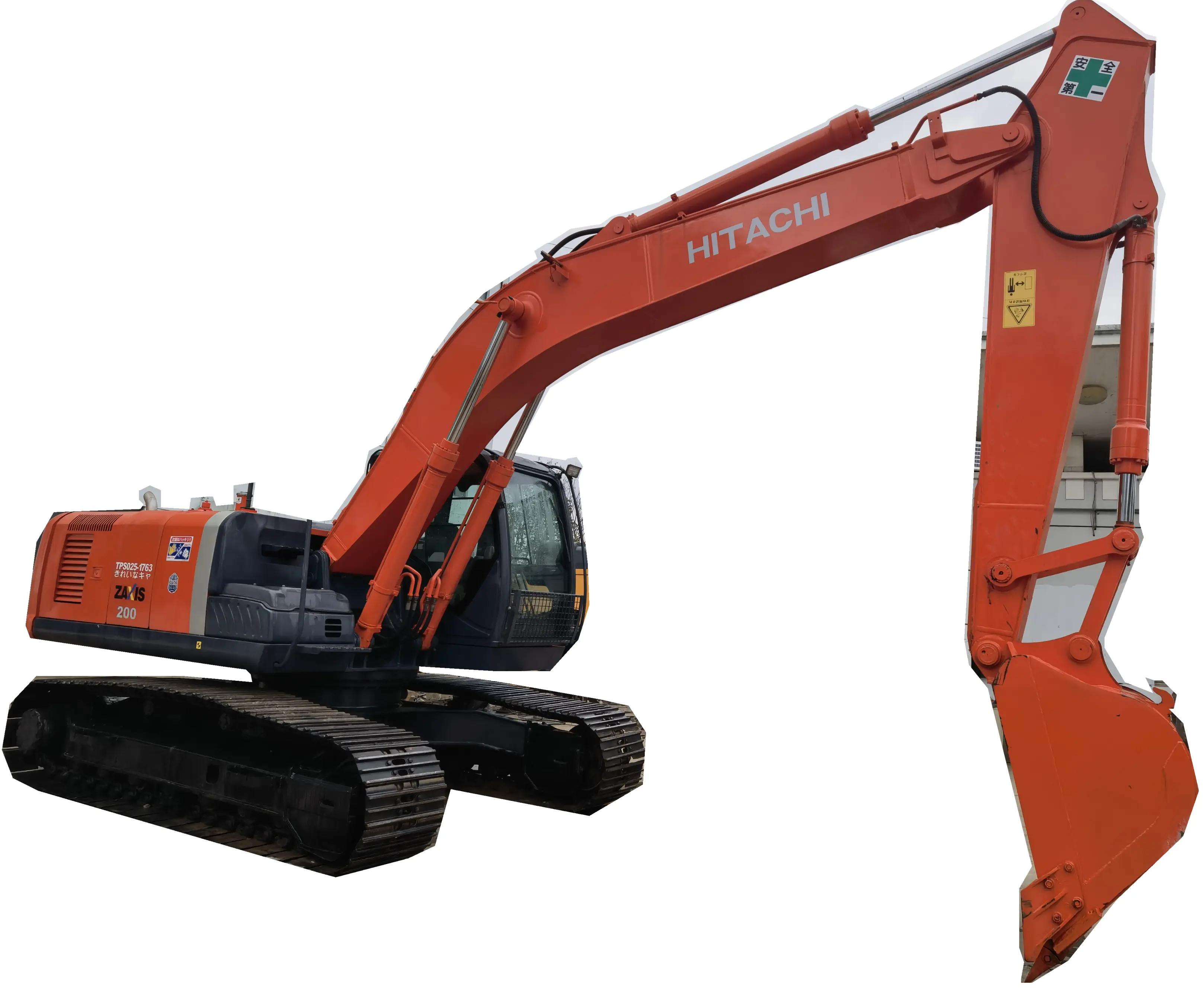 Japan made used Hitachi ZX200-3 excavators in china yard for sale Secondhand Hitachi zx200-3 crawler excavator