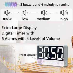 LED grande schermo Timer cucina extra grande schermo Timer Timer per l'apprendimento della conferenza Timer per la gestione del tempo di Fitness - Product Image 2