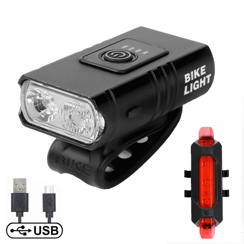 Faro delantero T6 + luz trasera 216