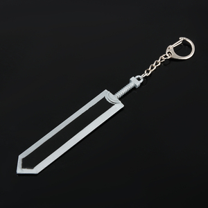 定制动漫内脏龙武器模型金属剑钥匙圈男士钥匙扣 - Product Image 3