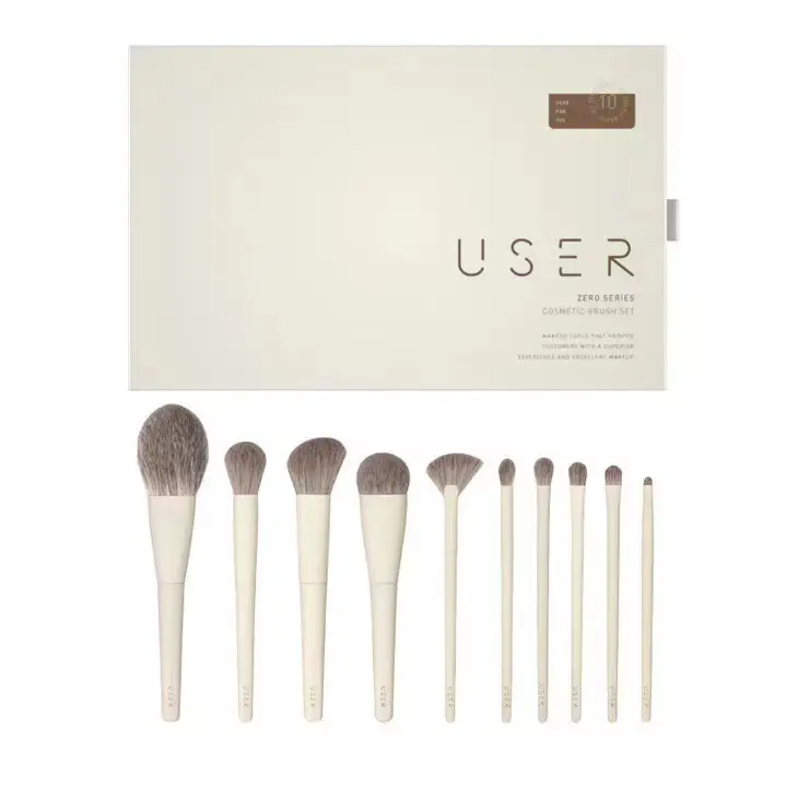 Benutzer definierte Logo Makeup Brush Set Reise pinsel Eye shadow Blush Foundation voller Satz Make-up Tool Pinsel