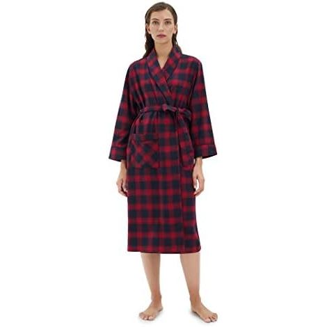 Plaid rouge et marine