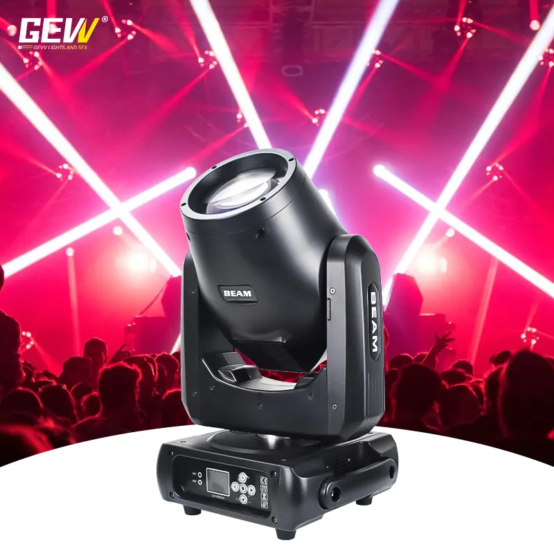 GEVV sahne ışıkları DMX küçük Mini 230 watt lamba Wedding 230 W 7r işın hareketli kafa işık düğün DJ gece kulübü için