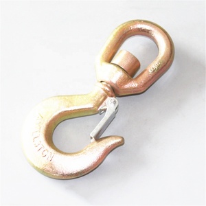 خطافات رافعة دوارة من النوع US-خطاف زنبرك أمان من سبيكة لرفع التعليق والاستخدام الصناعي للتعدين طراز OEM مخصص - Product Image 5